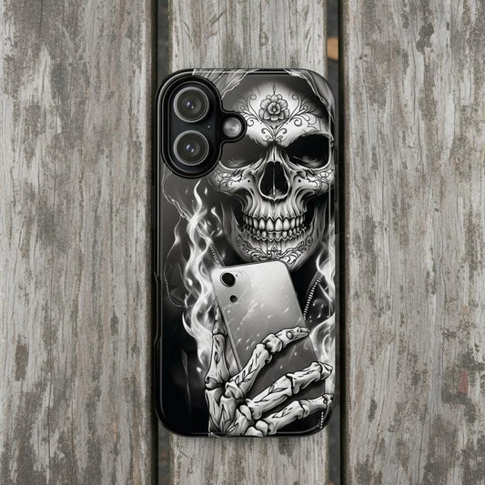 Grim Reaper Hooded Skeleton Phone Case - True Colours Rising