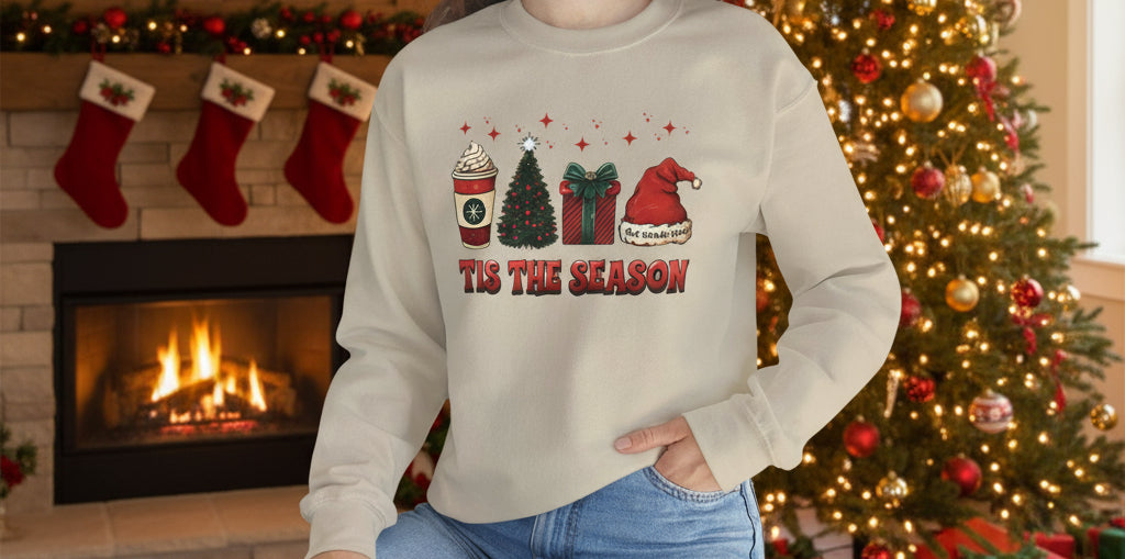 true colours rising christmas jumper for them