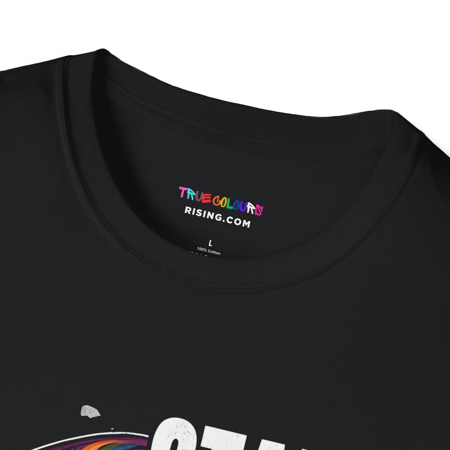 LGBTQ T Shirt Stay Loud and Proud Unisex Style - Rainbow Skull Design