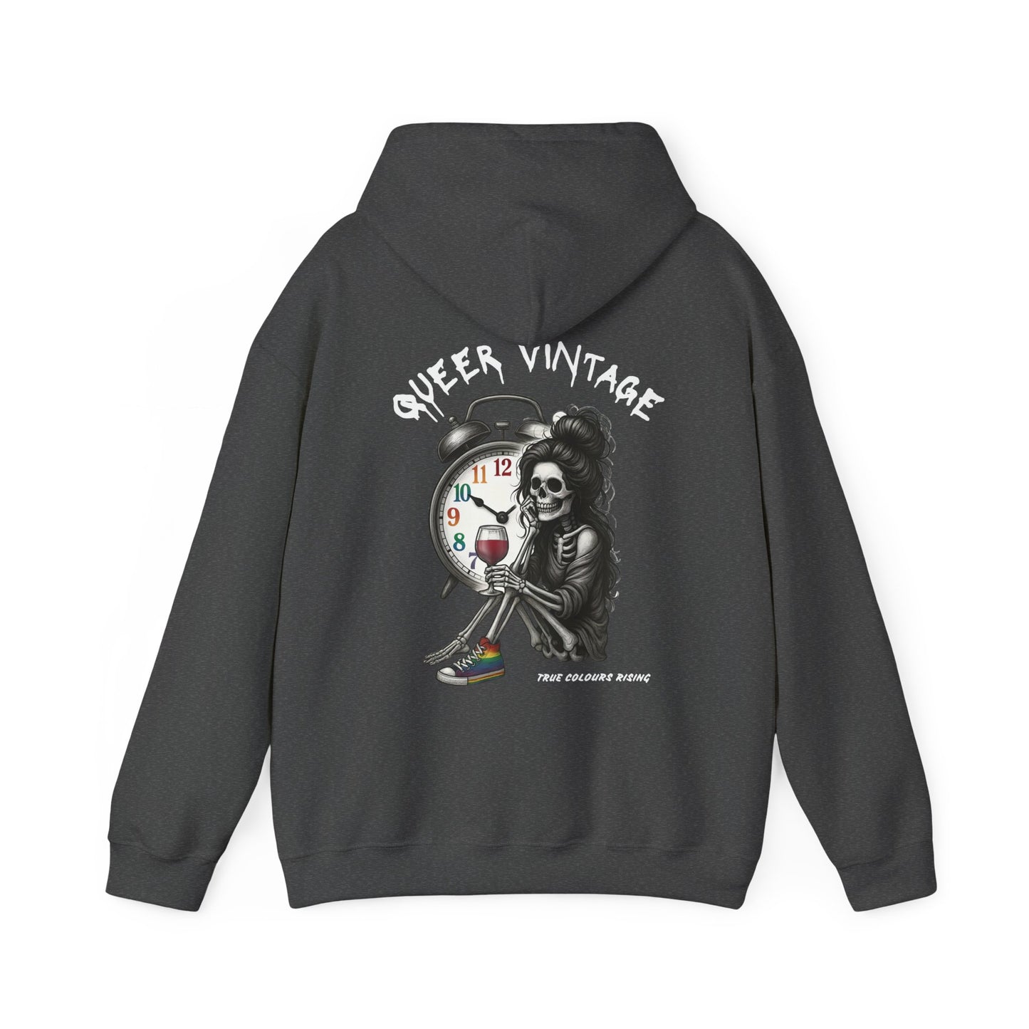 Queer Vintage Fem Skelly Hoodie