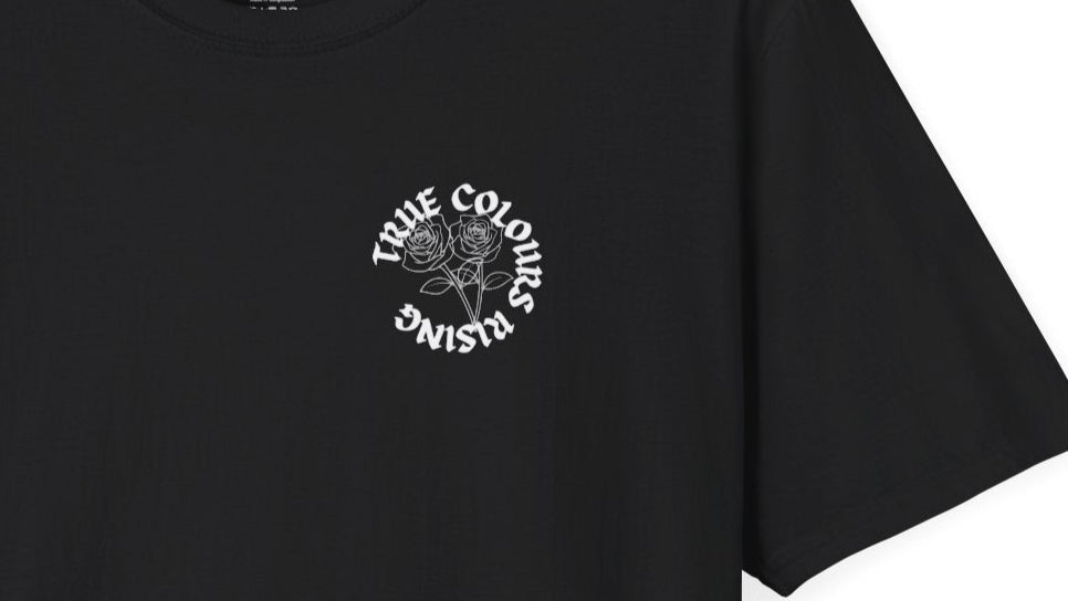 True Love Never Dies Skeleton Rose T-Shirt – Black,