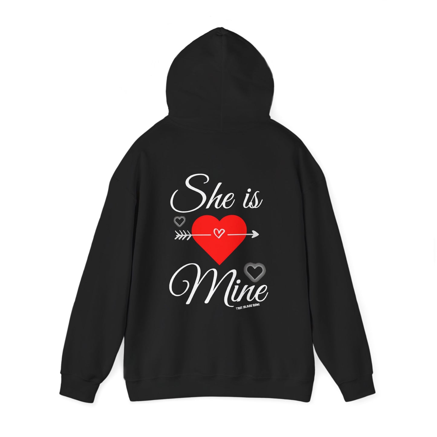 She Is Mine Black Hoodie