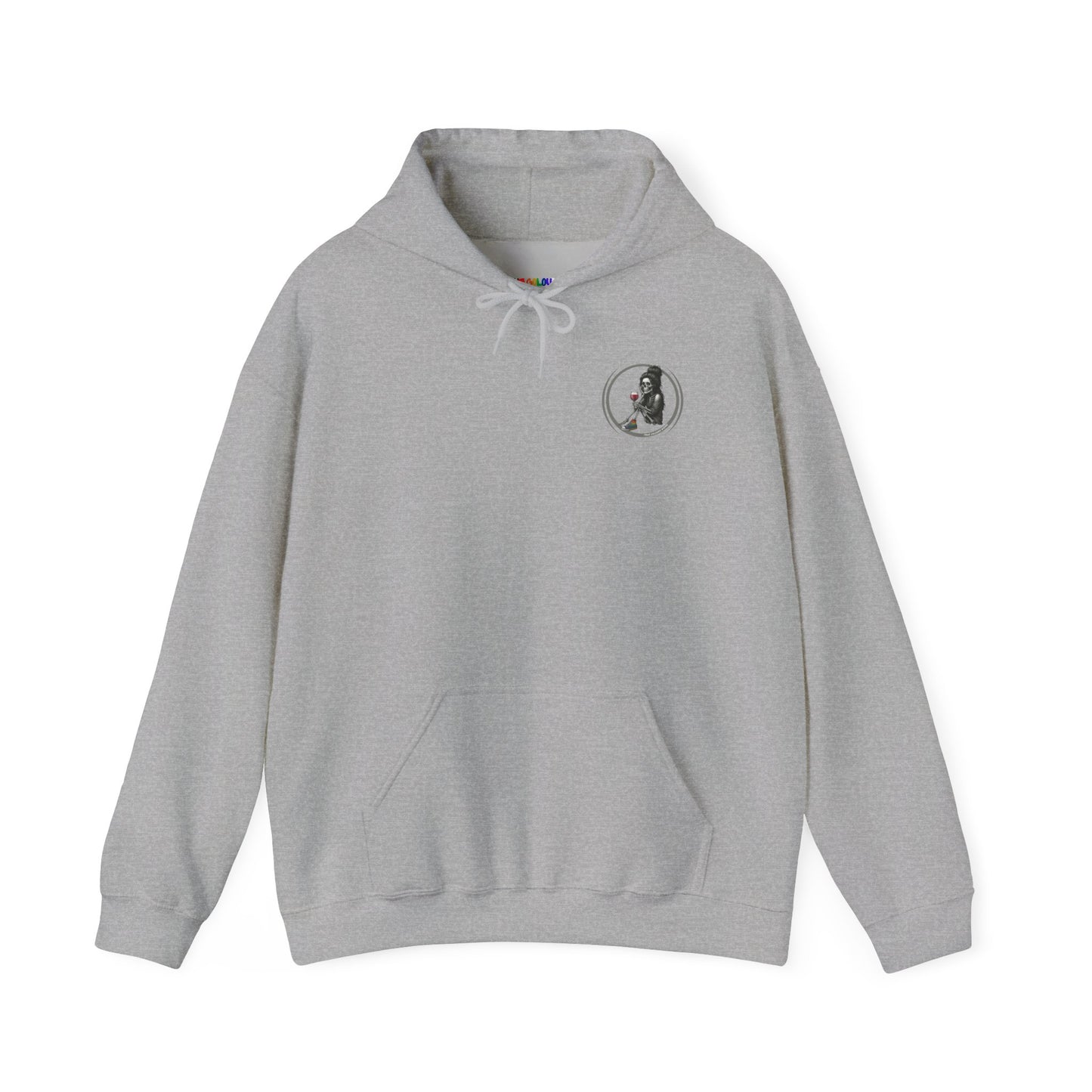 Queer Vintage Fem Skelly Hoodie