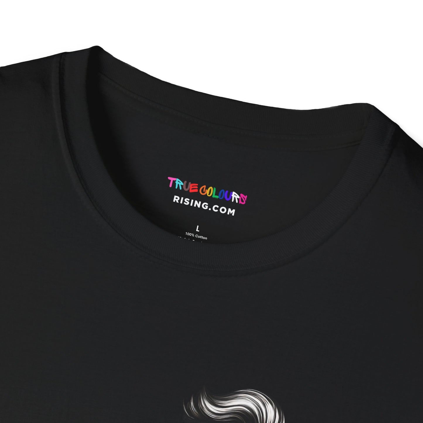 Lezbehonest Skull & Rainbow Heart T-Shirt – 100% Recycled Cotton | True Colours Rising