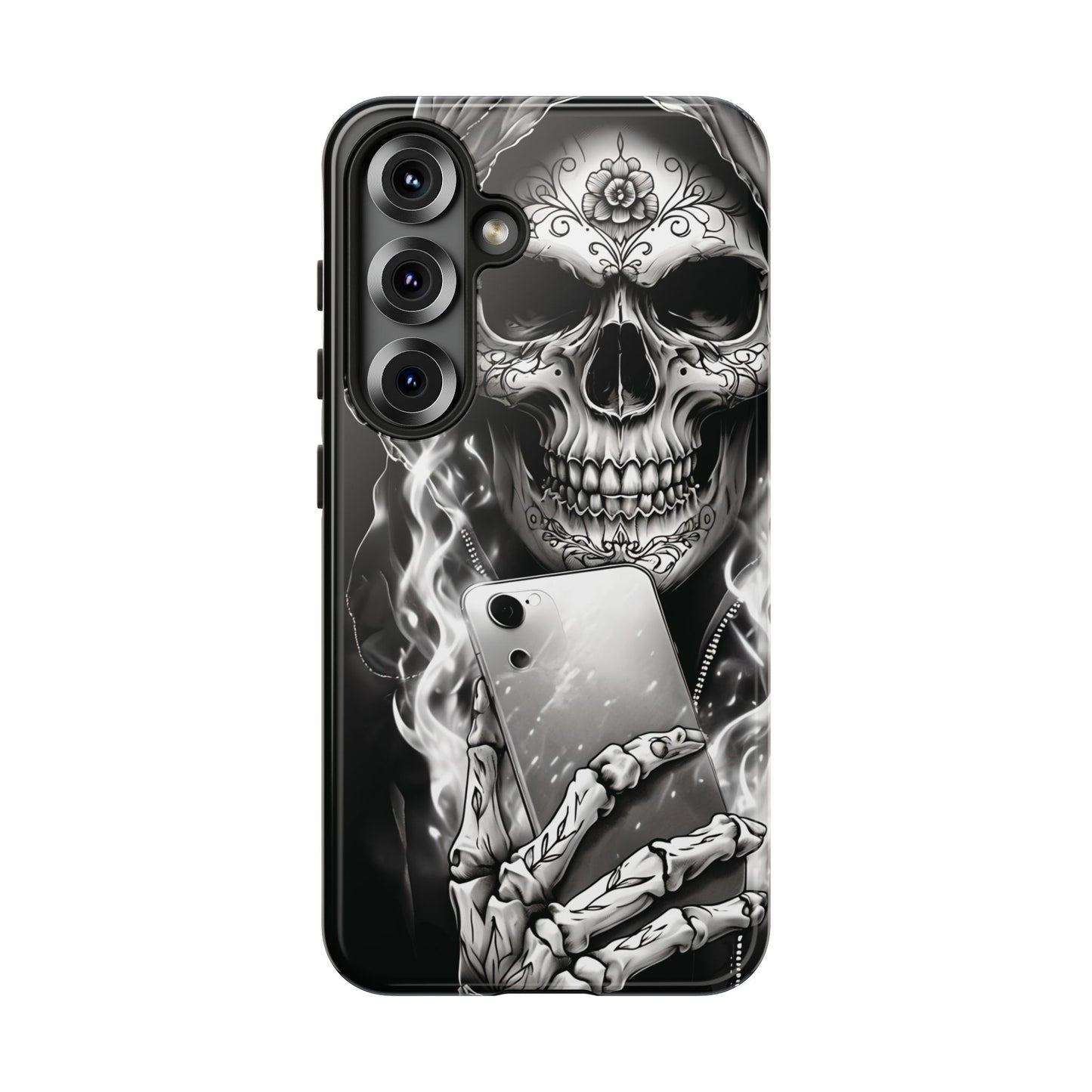 Grim Reaper Hooded Skeleton Phone Case