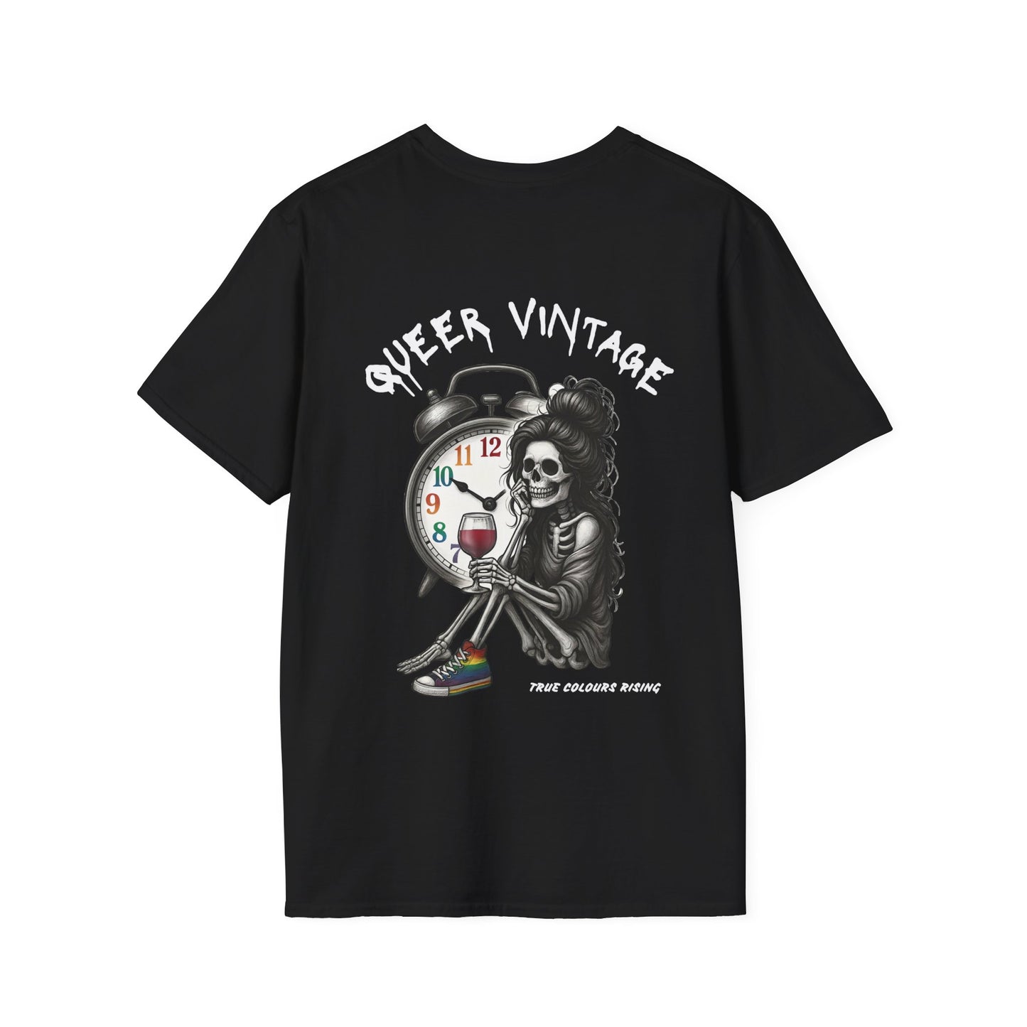 Queer Vintage Fem Skelly LGBTQ+ T Shirt