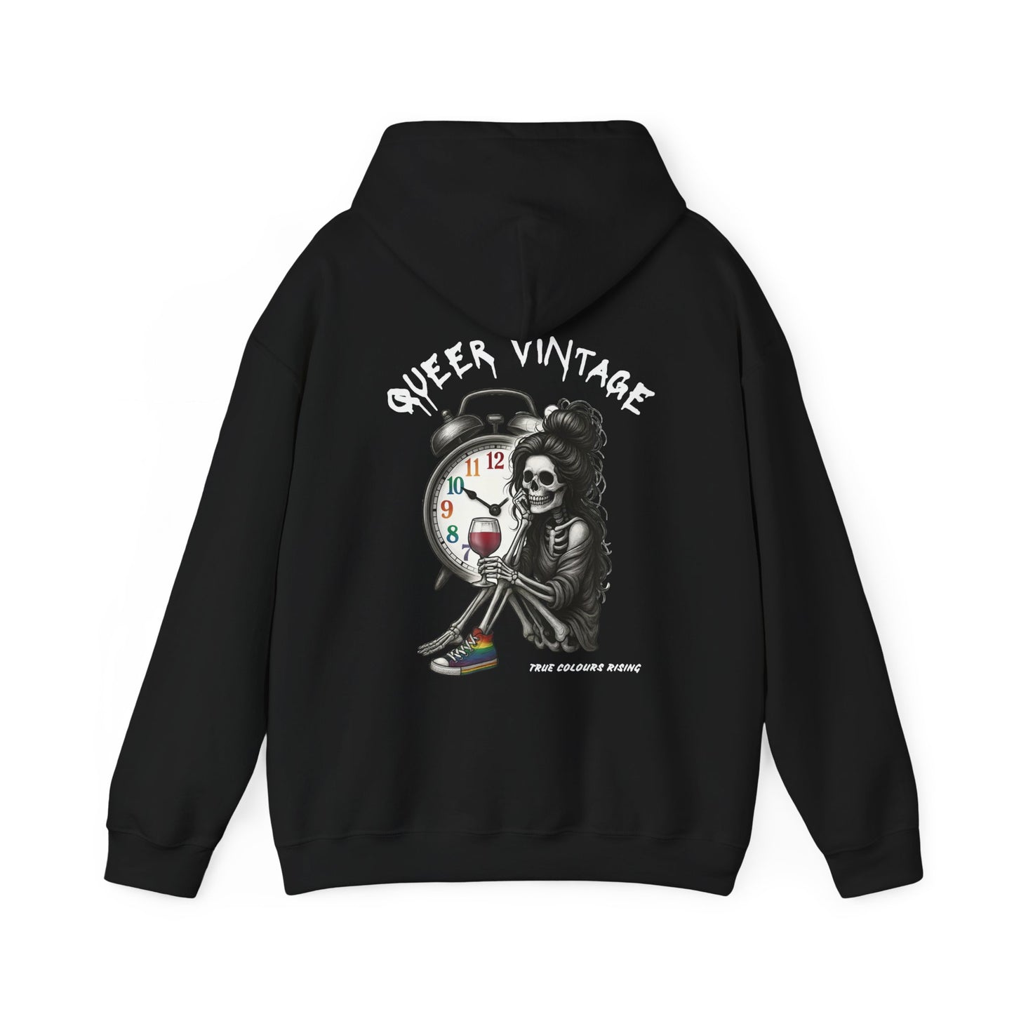 Queer Vintage Fem Skelly Hoodie