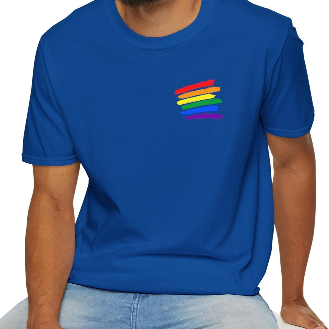 True Colours Rising rainbow pride t-shirt