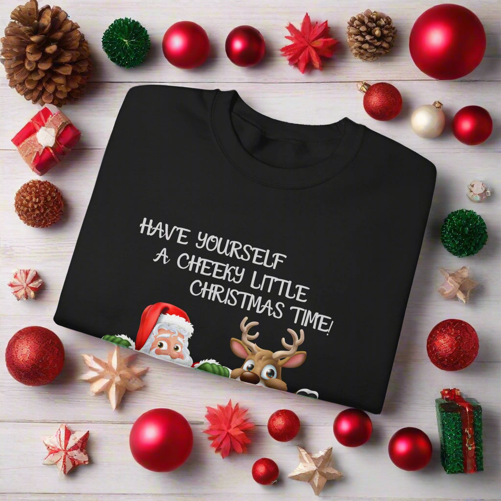 Christmas jumpers with sexy prints