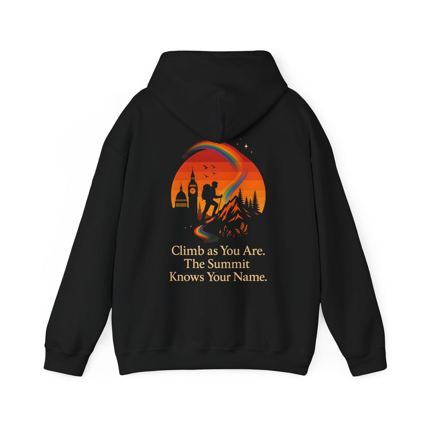 “pride hoodie that’s not loud but meaningful”