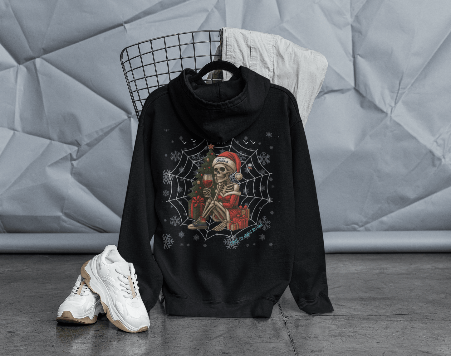 Vintage Christmas Skeleton Hoodie