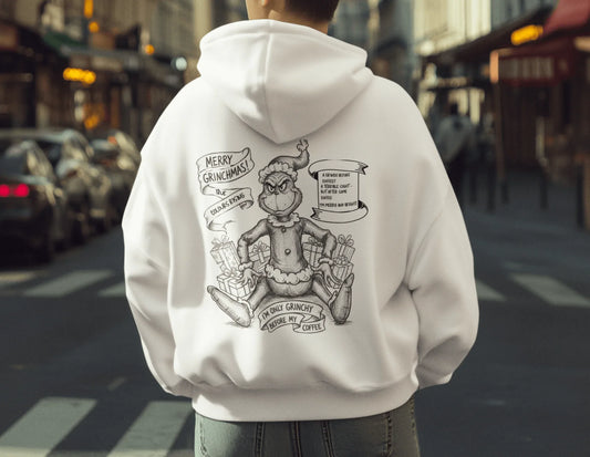 Grinch Sketch 'Merry Grinchmas' Hoodie - True Colours Rising