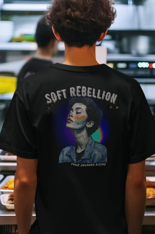 Soft Rebellion T-shirt - Wear your riot - True Colours Rising
