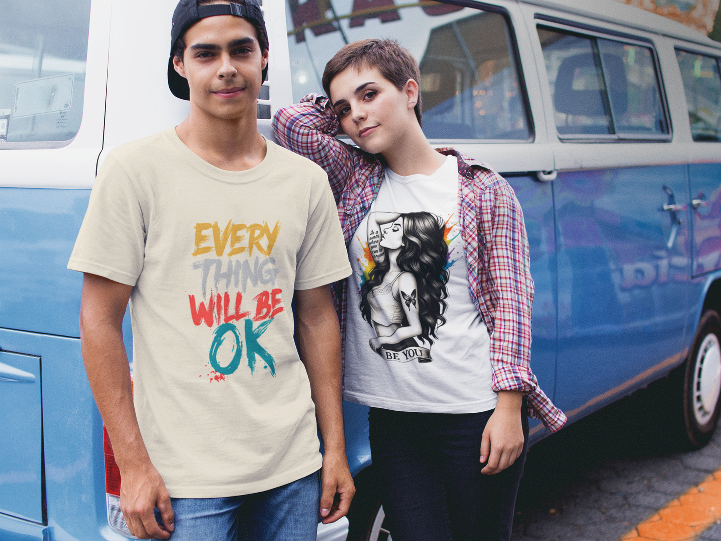 Everything will be OK - Unisex T Shirt - Comforting and uplifting quote