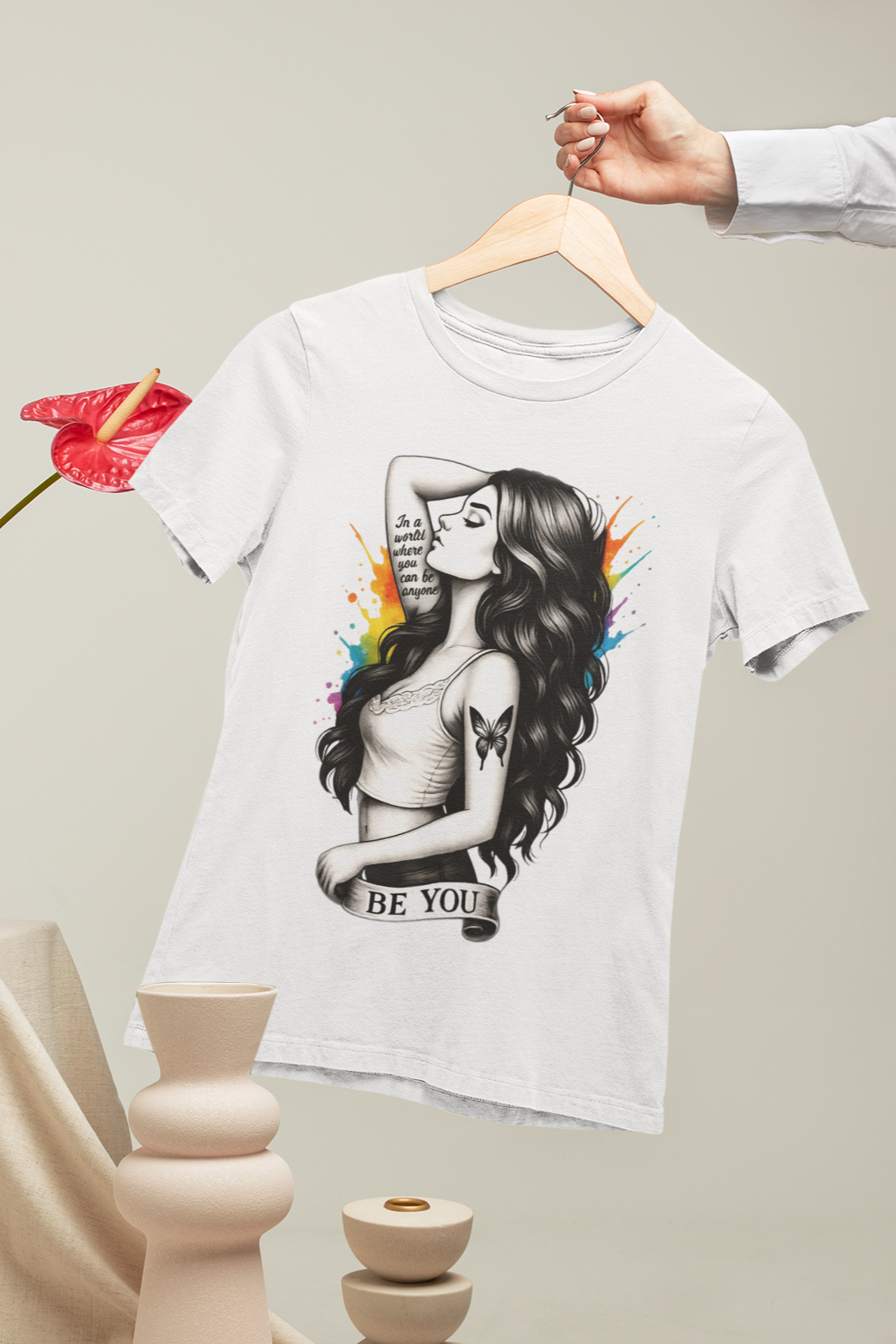 Be You Empowerment T-Shirt – Tattoo-Inspired Pride & Power