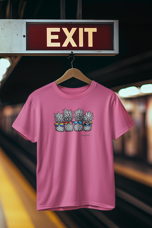 Palm Shade Secrets Tee in azalea bright pink