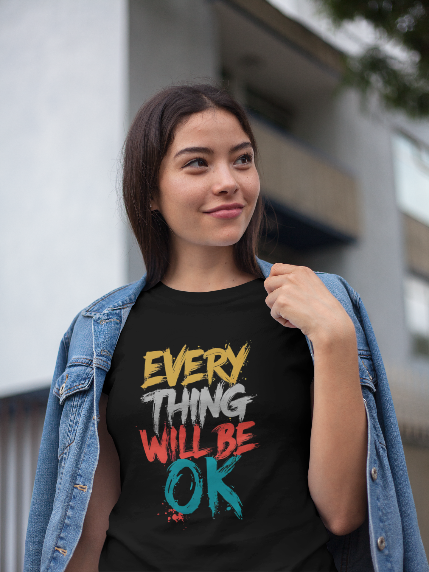 Everything will be OK - Unisex T Shirt - Comforting and uplifting quote