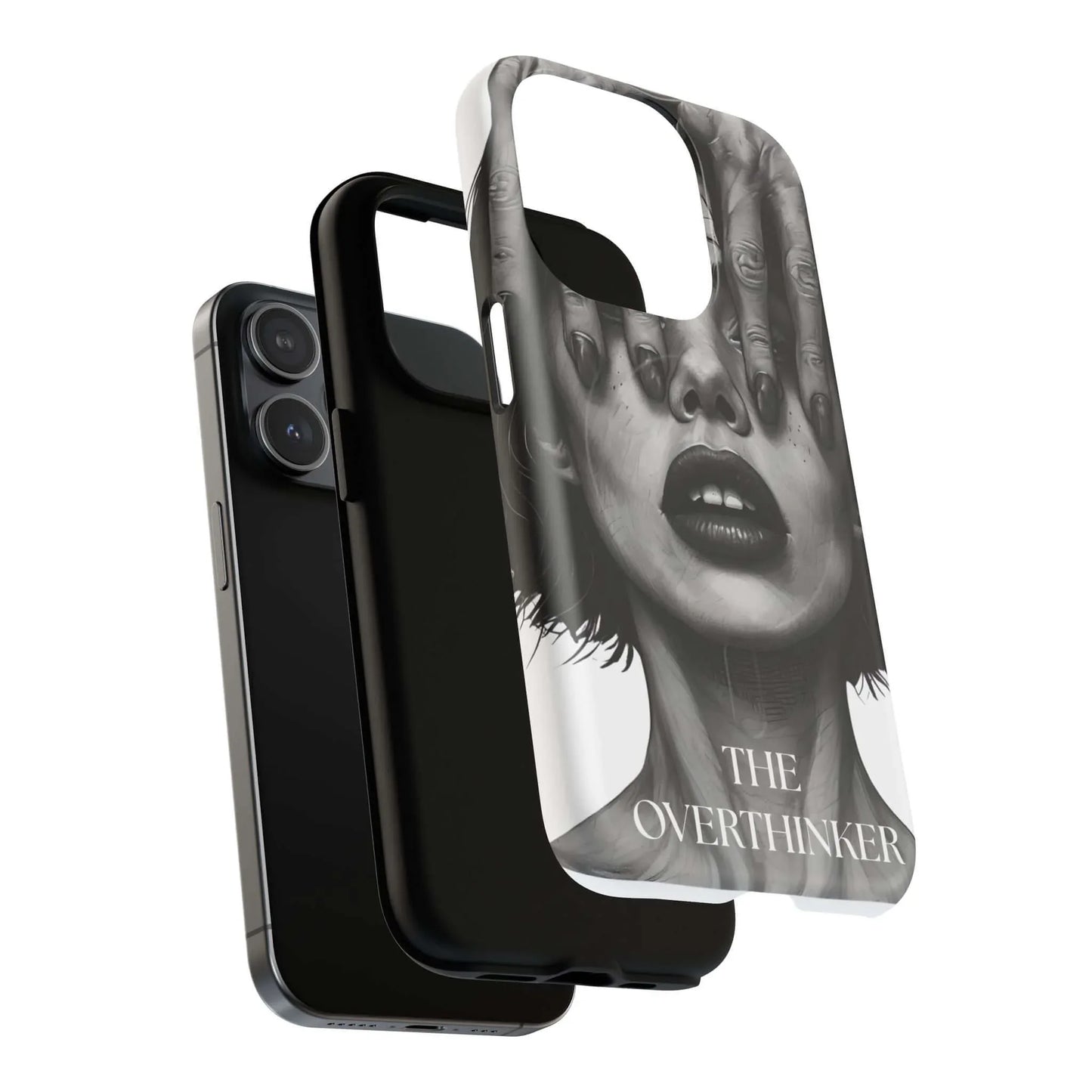 The Overthinker Dark Art Phone Case - True Colours Rising