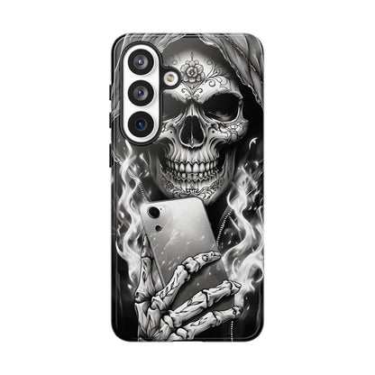 Grim Reaper Hooded Skeleton Phone Case