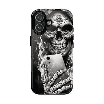 Grim Reaper Hooded Skeleton Phone Case