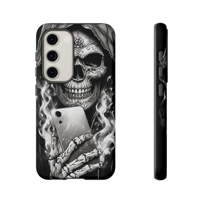 Grim Reaper Hooded Skeleton Phone Case