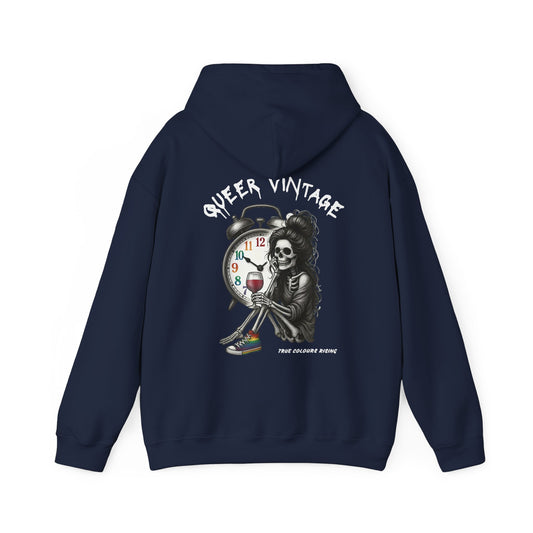 Queer Vintage Fem Skelly Hoodie