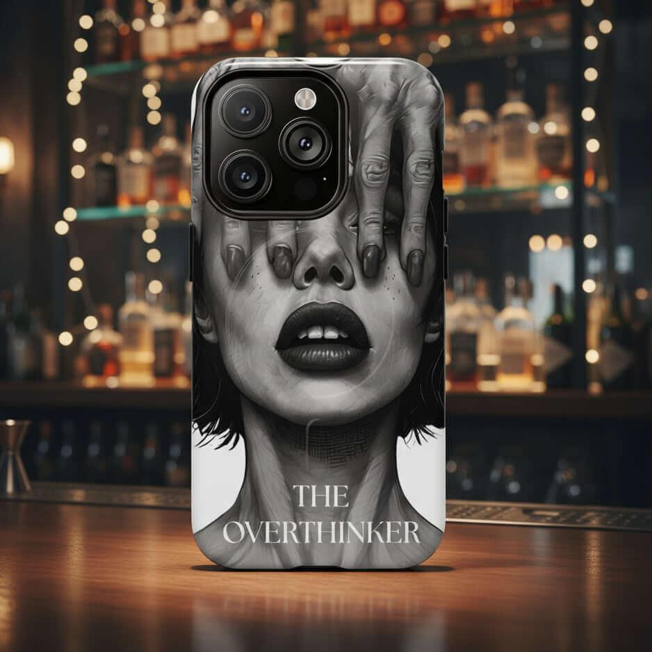 The Overthinker Dark Art Phone Case - True Colours Rising