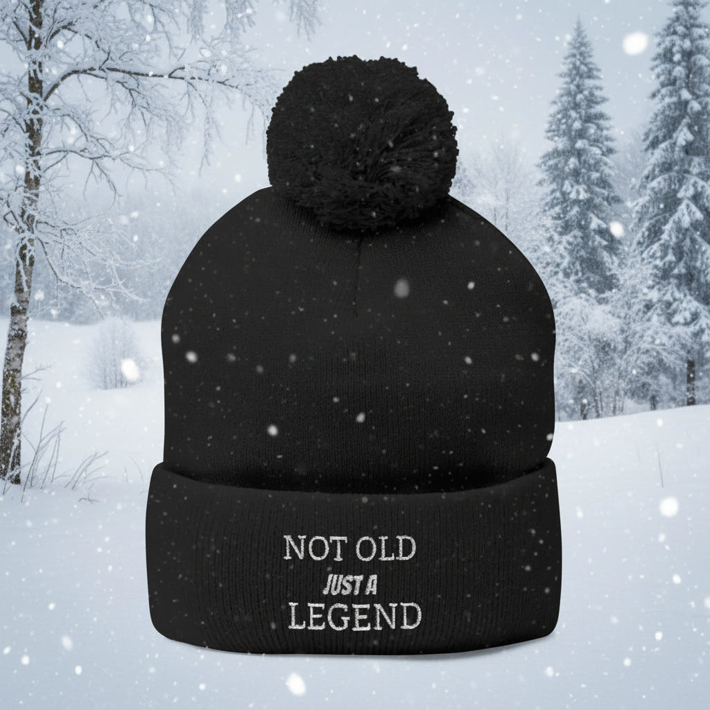 Not Old Just a Legend Woolly Hat - True Colours Rising