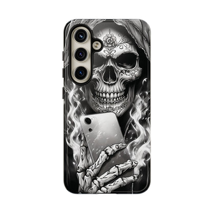 Grim Reaper Hooded Skeleton Phone Case