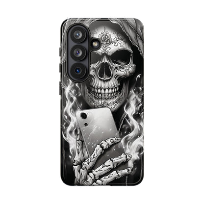 Grim Reaper Hooded Skeleton Phone Case