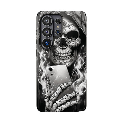 Grim Reaper Hooded Skeleton Phone Case