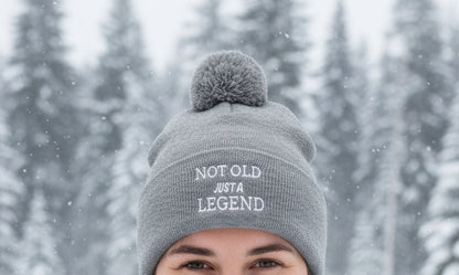 Not Old Just a Legend Woolly Hat - True Colours Rising