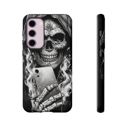 Grim Reaper Hooded Skeleton Phone Case