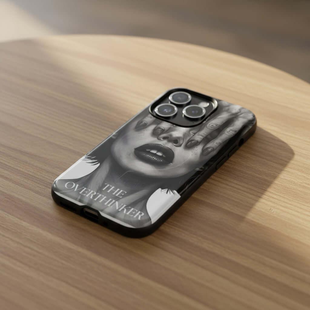 The Overthinker Dark Art Phone Case - True Colours Rising