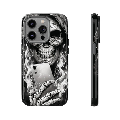 Grim Reaper Hooded Skeleton Phone Case