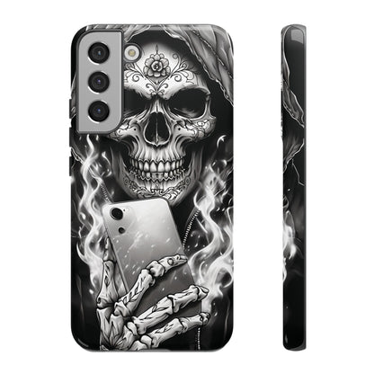 Grim Reaper Hooded Skeleton Phone Case