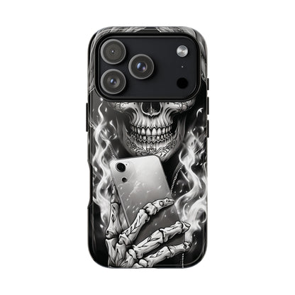 Grim Reaper Hooded Skeleton Phone Case