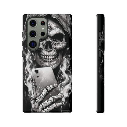 Grim Reaper Hooded Skeleton Phone Case