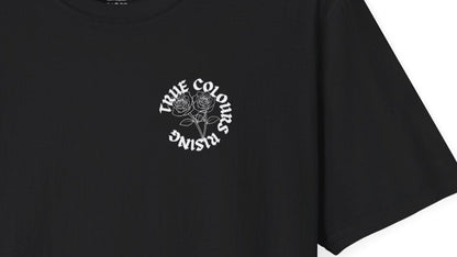 True Love Never Dies Skeleton Rose T-Shirt – Black,