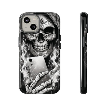 Grim Reaper Hooded Skeleton Phone Case