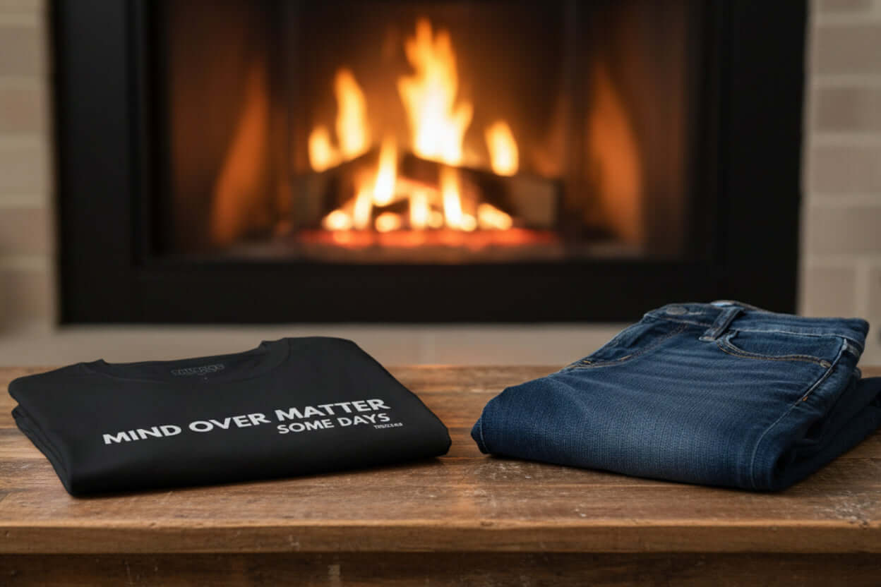 Sustainable urban clothing black graphic tee TRUCLRS brand