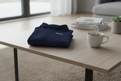 Queer Vintage -True Colours Rising Skeleton Clock Hoodie Unisex pride hoodie with gothic skeleton illustration and rainbow accent