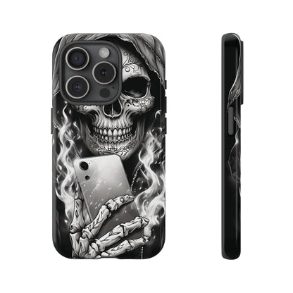 Grim Reaper Hooded Skeleton Phone Case