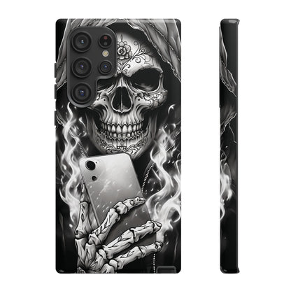 Grim Reaper Hooded Skeleton Phone Case