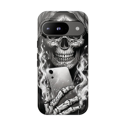 Grim Reaper Hooded Skeleton Phone Case