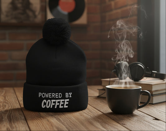 Powered by Coffee Woolly Hat - True Colours Rising