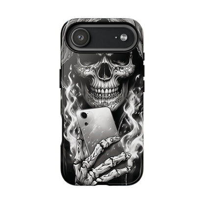 Grim Reaper Hooded Skeleton Phone Case
