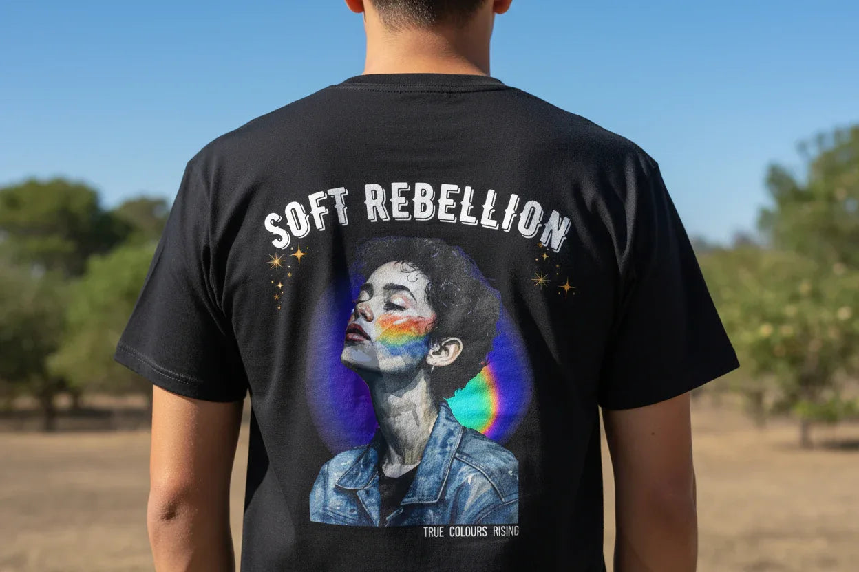 Soft Rebellion T-shirt - Wear your riot - True Colours Rising