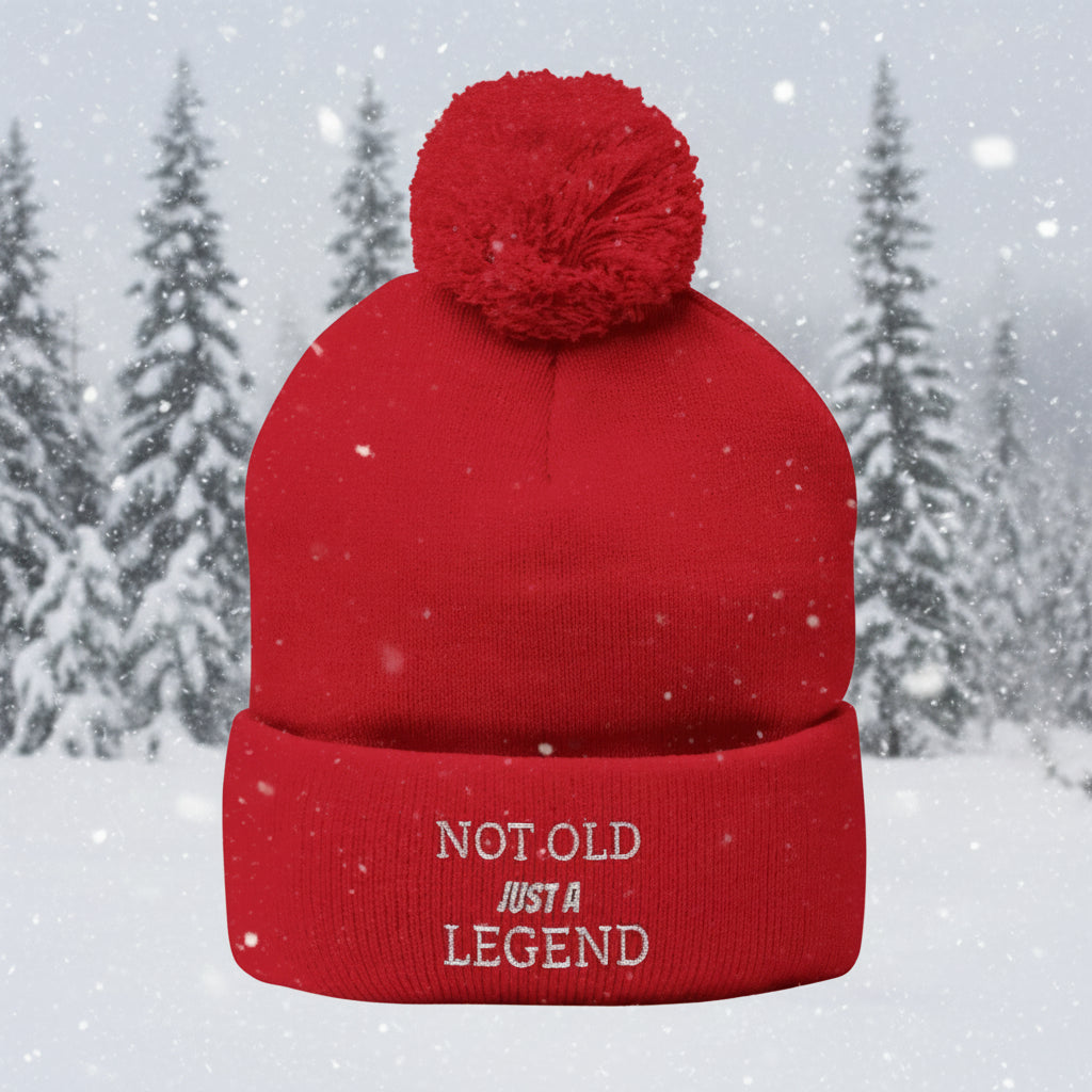 Not Old Just a Legend Woolly Hat - True Colours Rising