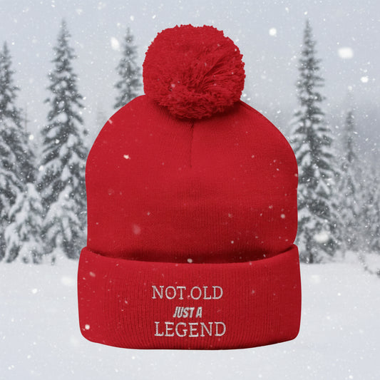 Not Old Just a Legend Woolly Hat - True Colours Rising